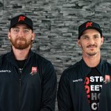 Jan Bardos (gauche) et Mario Paulik (droite), les deux Valaisans "d'adoption" qui joueront ces Mondiaux de streethockey avec l'équipe de Suisse